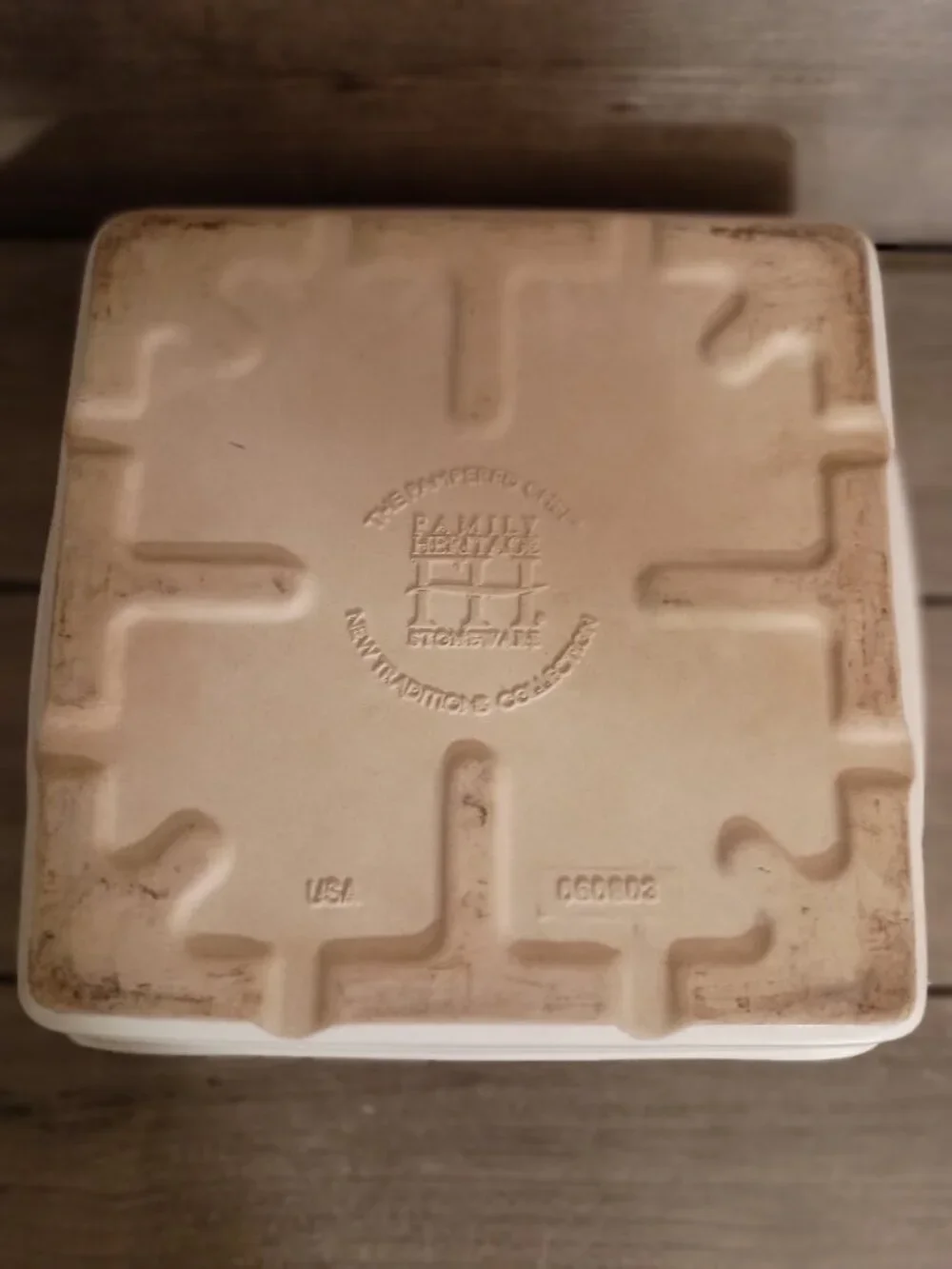 Pampered Chef White Glaze 9